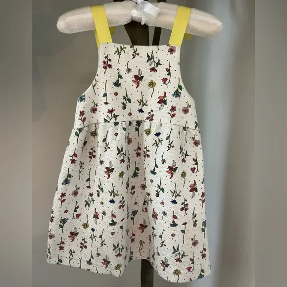 Zara Kids Floral Dress with Yellow Straps - Picture 2 of 2